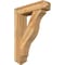 Ekena Millwork Funston Arts and Crafts Rough Sawn Bracket w/ Offset Brace, Western Red Cedar, 8"W x 32"D x 44"H BKT0806X32X44FST03RWR - alternate 1